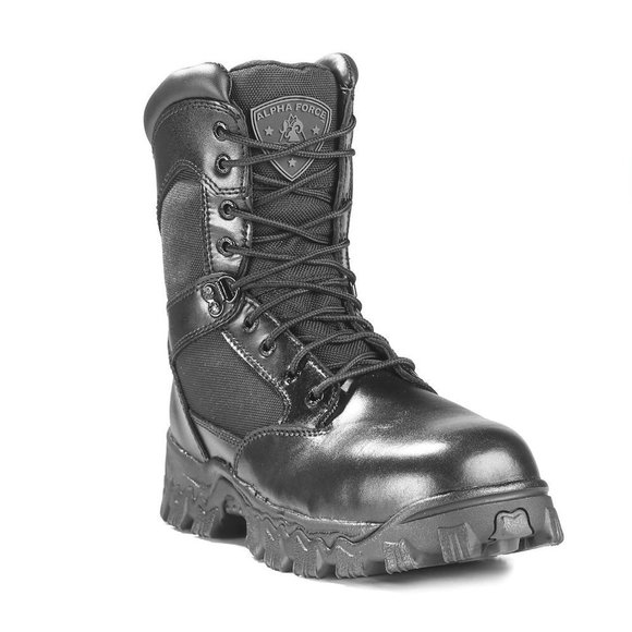 Rocky 8" AlphaForce Side Zip Composite Toe Waterproof Boot - Picture 1 of 12
